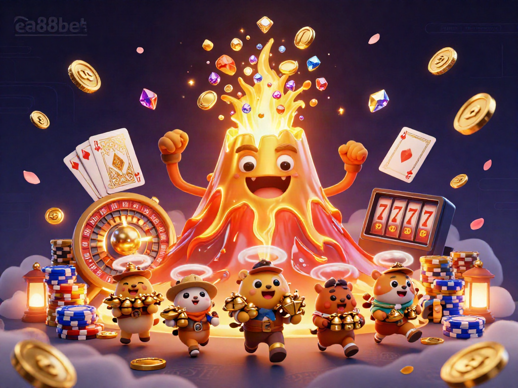 Experience the thrill of winning with ea88bet's vibrant casino scene featuring treasures and gaming excitement.