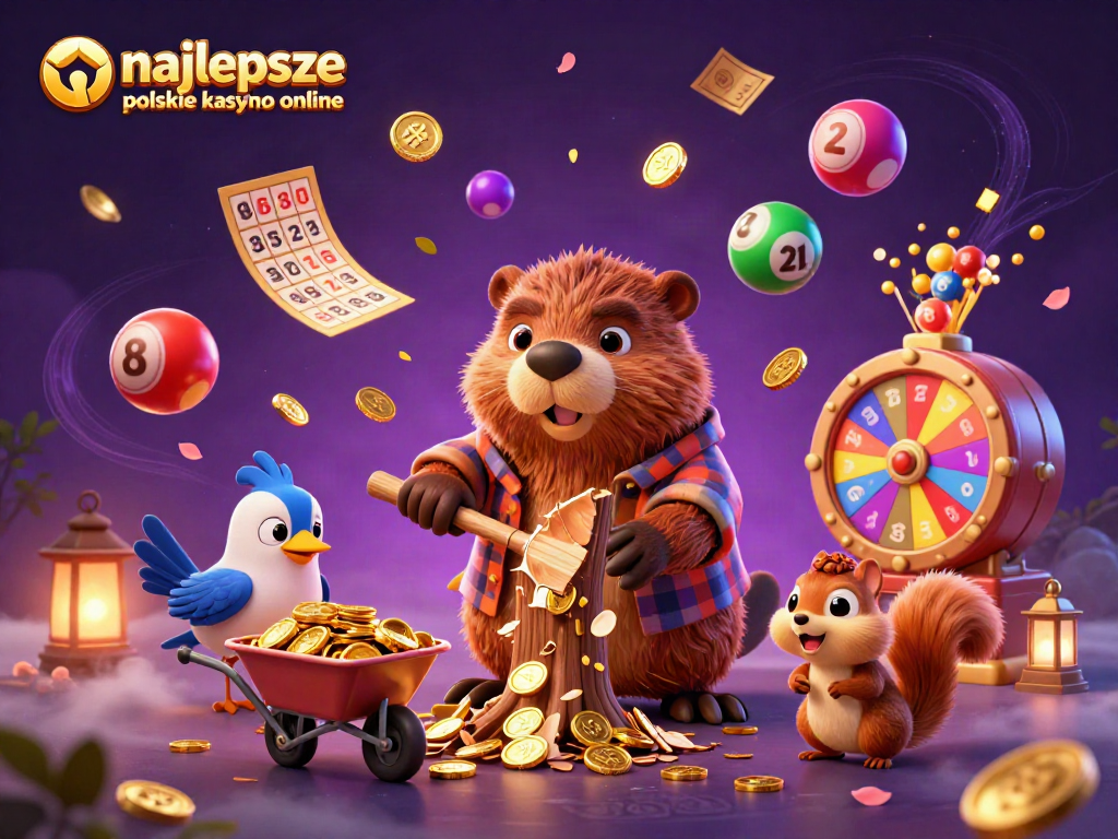 Experience the thrill of najlepsze polskie kasyno online with vibrant characters and dynamic casino elements.