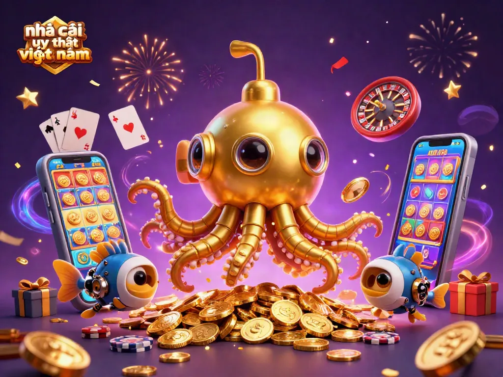 Play slots and win big with nhà cái uy tín nhất việt nam at our vibrant casino illustrated scene.