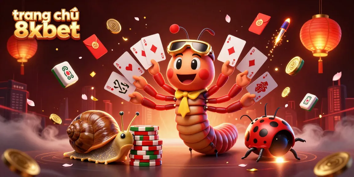 Experience the excitement of gaming at trang chủ 8xbet with vibrant characters and dynamic casino elements.