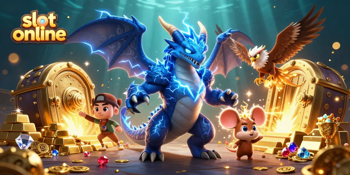 Experience thrilling slot online adventures with vibrant characters and captivating treasures.