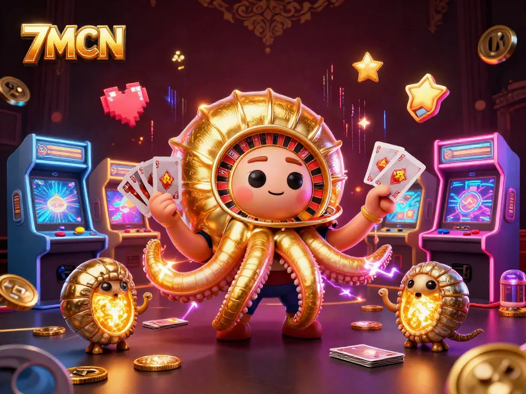 Experience thrilling gameplay with 7MCN as the giant nautilus spins the roulette wheel.