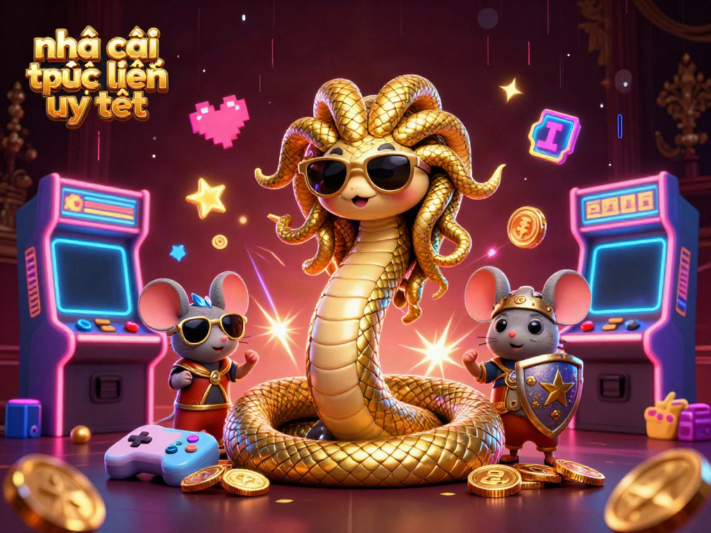Engage in fun gaming experiences with the nhà cái trực tuyến uy tín showcasing Medusa and a warrior mouse.