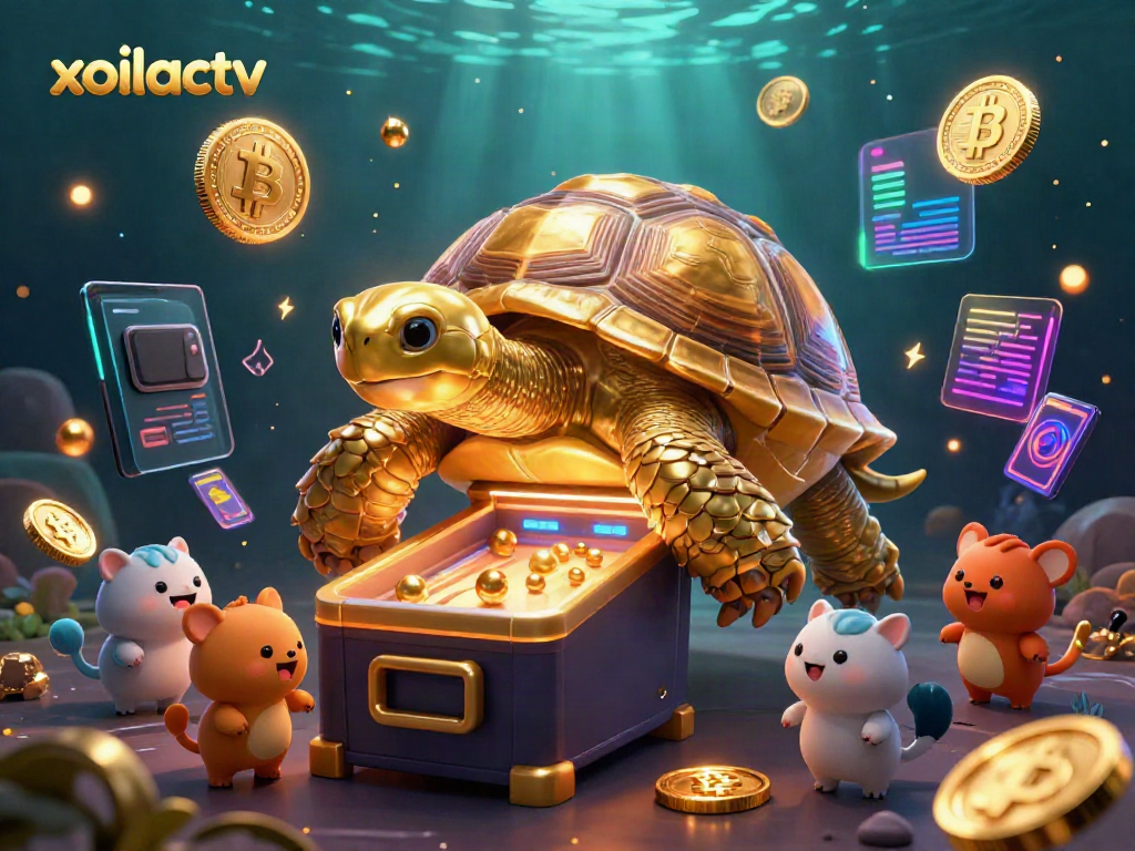 Engage with xoilactv by watching dynamic football streaming services featuring colorful animations and crypto elements.