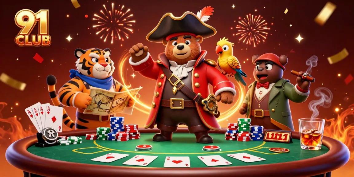 Experience thrilling adventures at 91 CLUB with our vibrant casino scene featuring games and excitement.