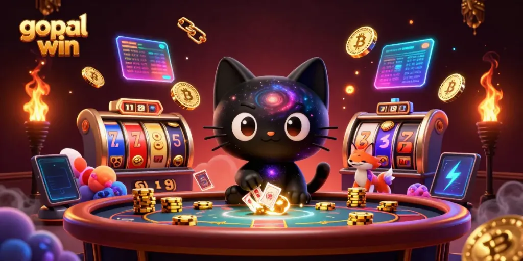 Experience the excitement of gopal win with unique cosmic casino characters and vibrant gaming elements.