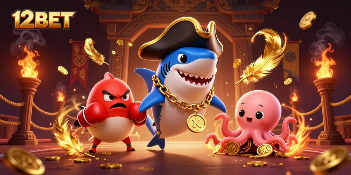 Experience the thrill of 12BET's online gaming with playful characters and rich symbols.