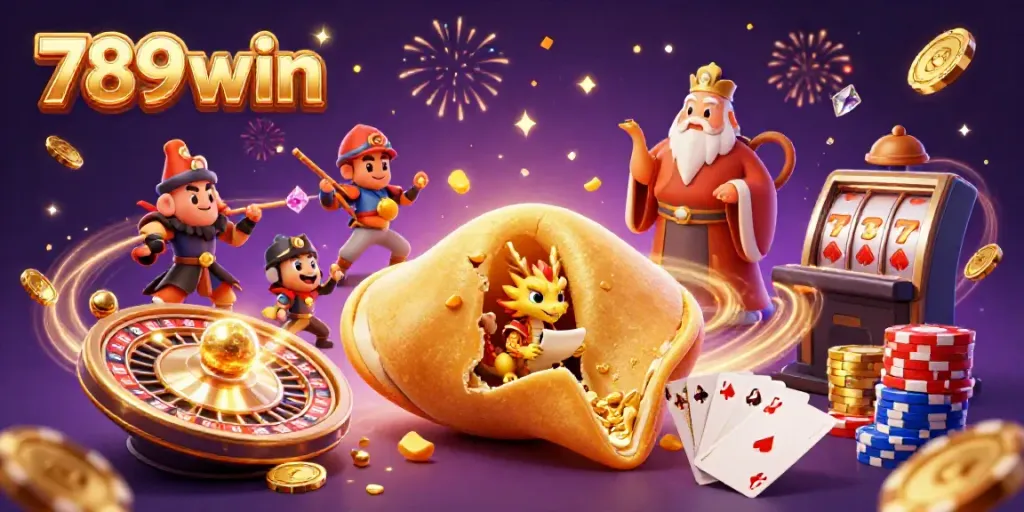 Play and win big with 789win at this vibrant casino scene featuring exciting gameplay.