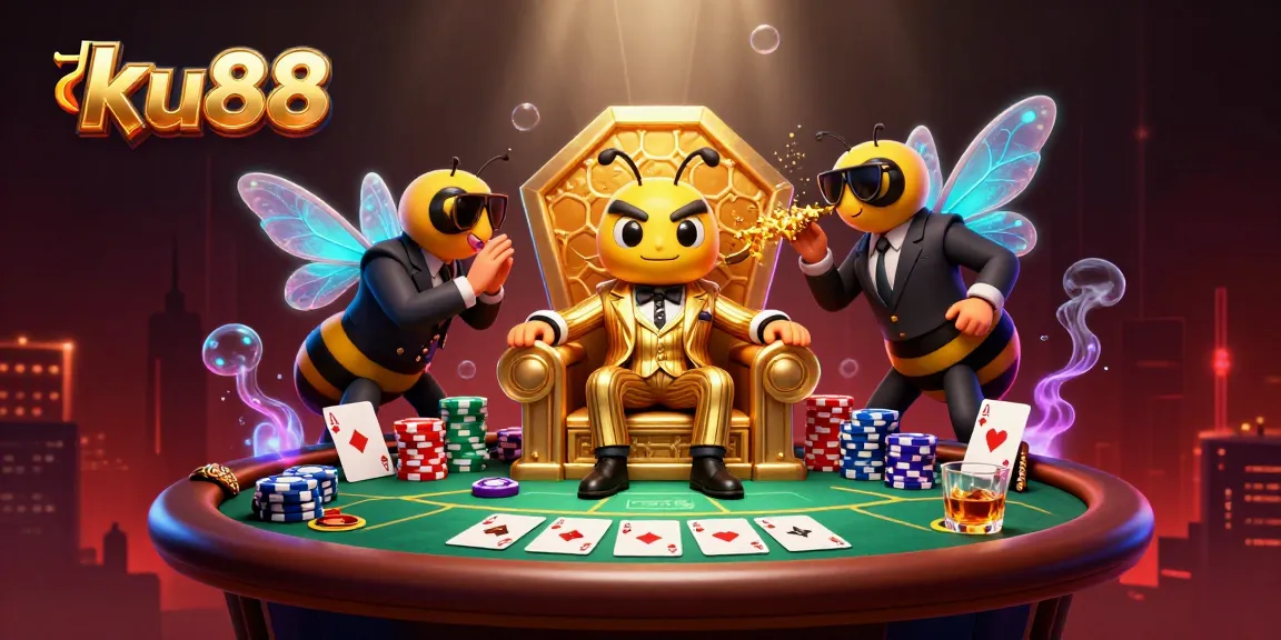 Experience thrilling poker action with ku88 as a mob boss leads a high-stakes game.
