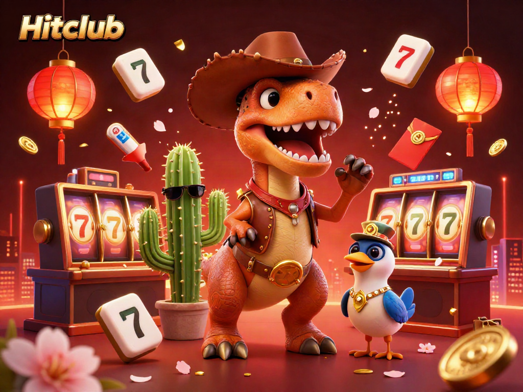 Hitclub captivates players with immersive slot games in a vibrant casino setting.