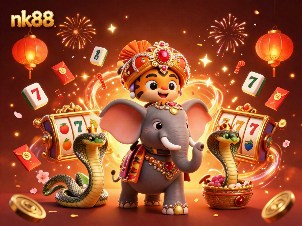 Experience the thrill of nk88 with interactive slots, vibrant gaming elements, and festive celebrations.