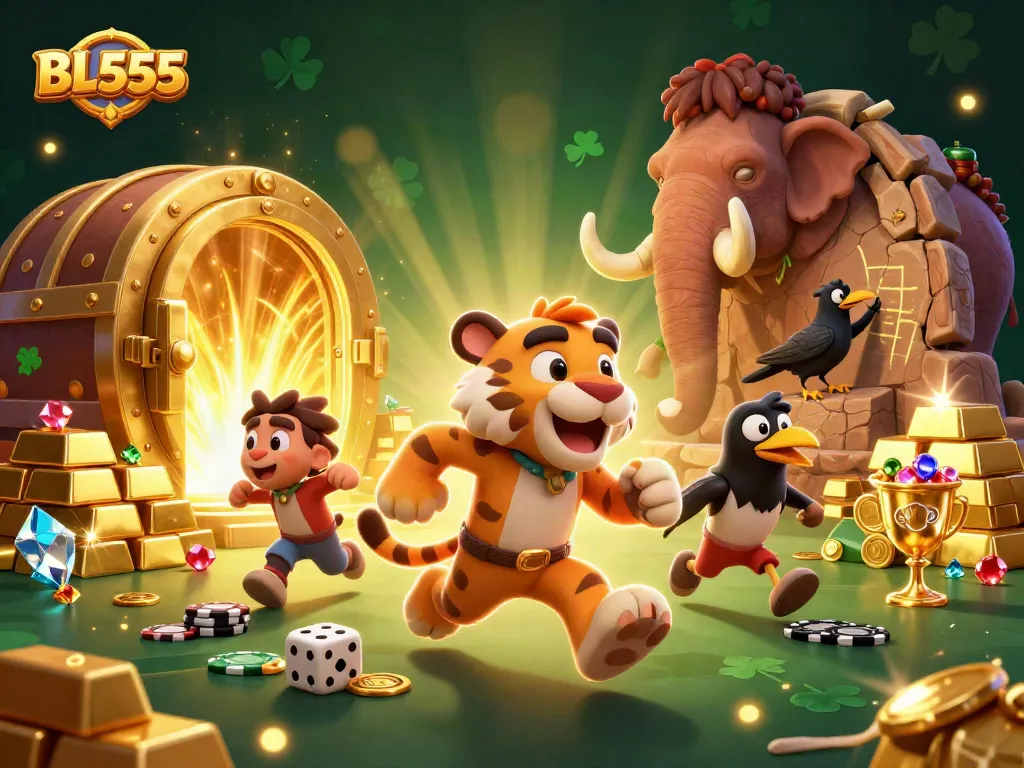 BL555 offers a thrilling casino adventure with vibrant visuals and rich game elements.