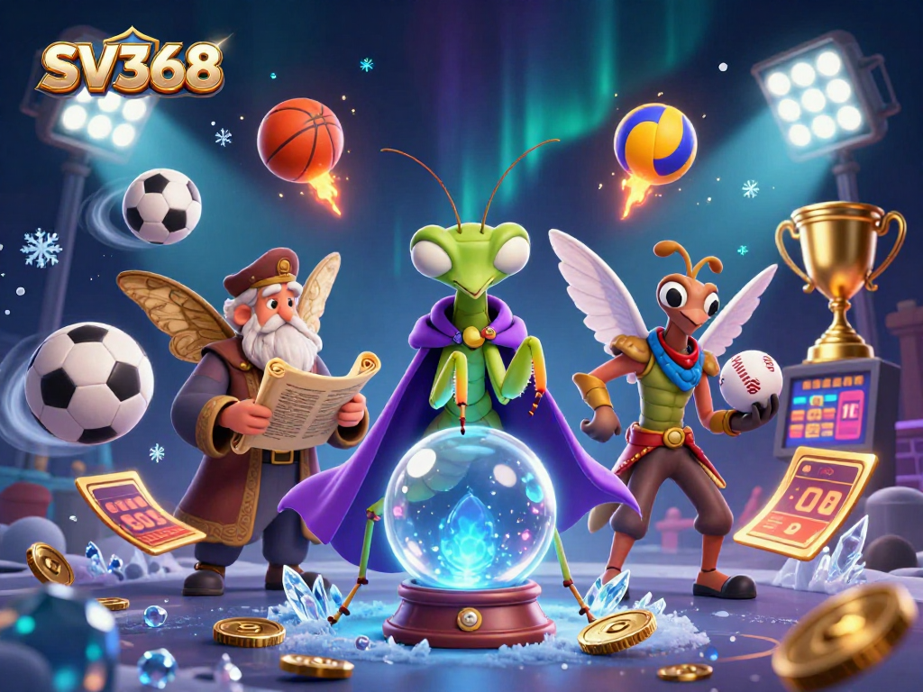 Bet big at SV368 with unique fortune teller characters and dynamic sports elements.