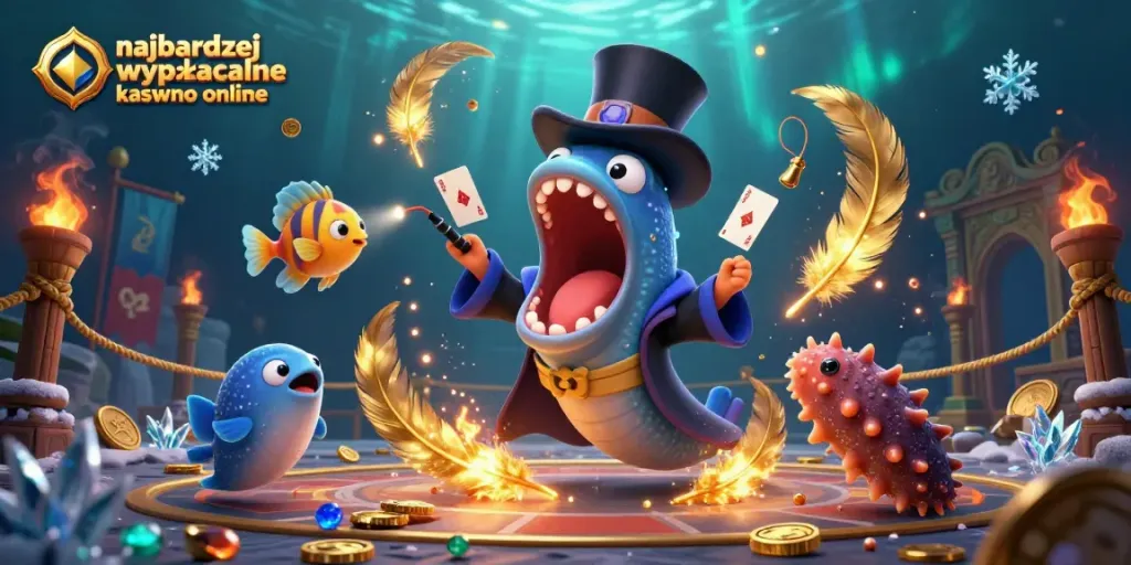 Experience the thrill of najbardziej wypłacalne kasyno online through this dynamic underwater casino scene.