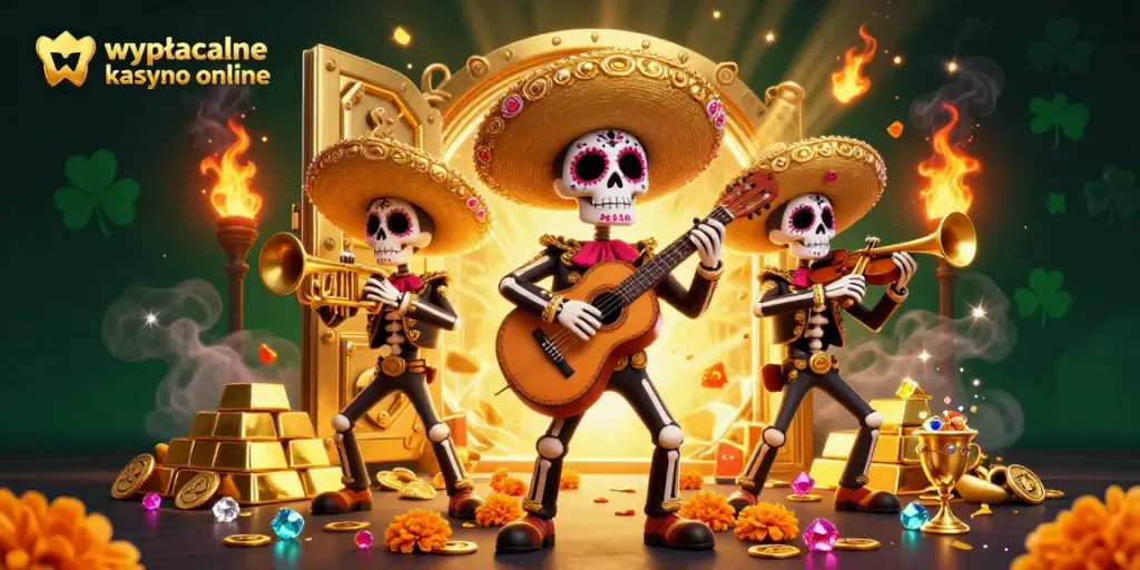 Experience winning with wypłacalne kasyno online where vibrant mariachi band celebrates gambling riches!