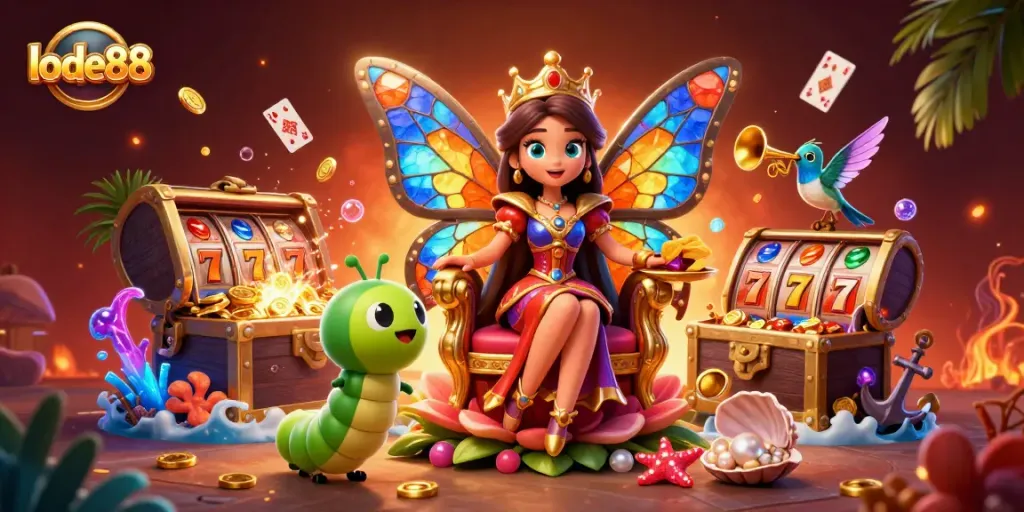 Experience thrilling slots and games at lode88 with vibrant, magical characters and treasures.