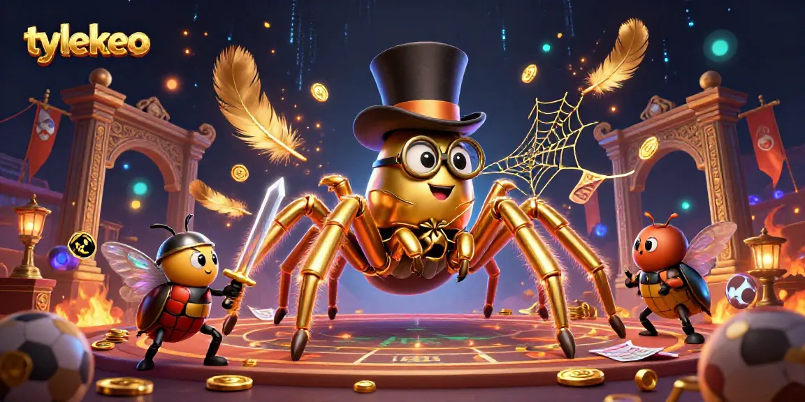 Engage with tylekeo's dynamic sports betting scene featuring unique characters and gambling elements.