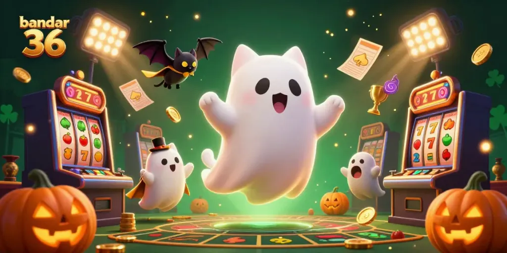 Memenangkan slot gacor di bandar 36 dengan karakter lucu dan atmosfer kasino yang menakutkan.