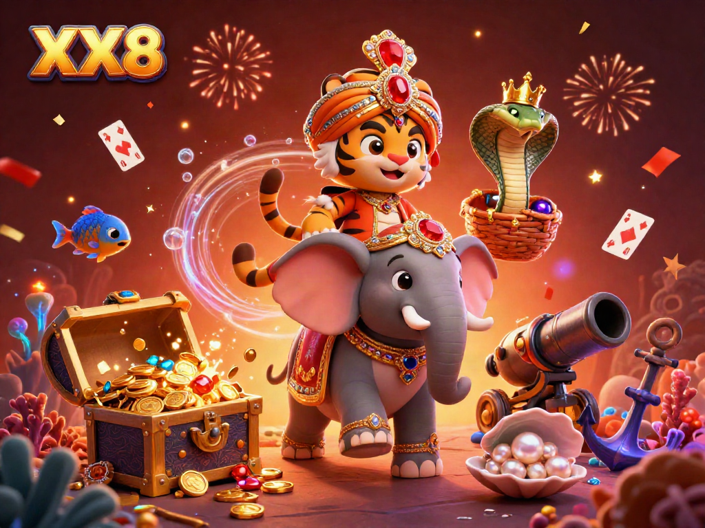 Engage in thrilling action with the XX8 casino adventure featuring rich animations and vibrant treasures.